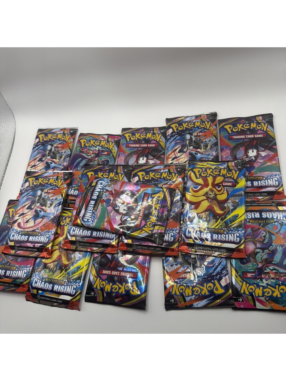 Pokemon TCG Chaos Rising Booster Packs Lot Of 15 Sealed!